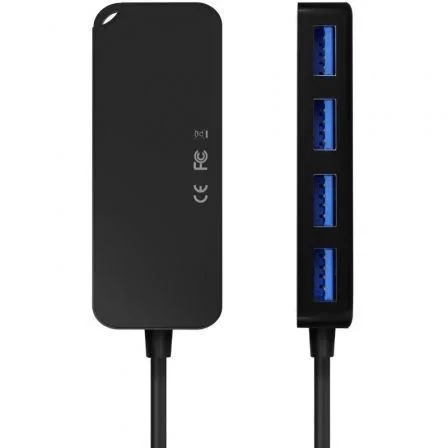 Aisens Hub USB 3.0 A106-0714 con 4 puertos USB 3.2 Gen 1, Negro, 60cm Aisens Hub USB 3.0 A106-0714 con 4 puertos USB 3.2 Gen 1, Negro, 60cm